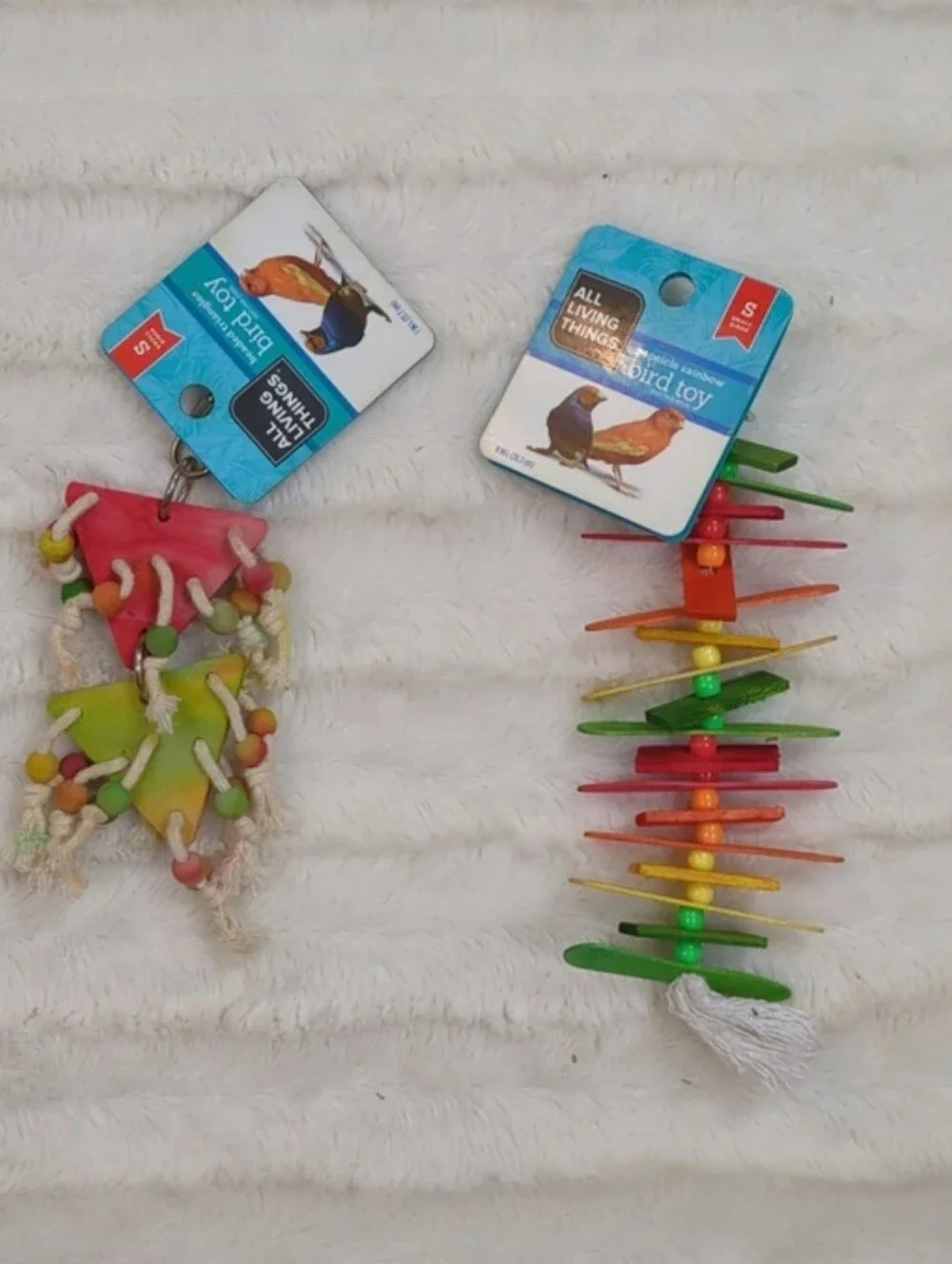 For Kitty Rescue! Set of Two Small Bird Toys